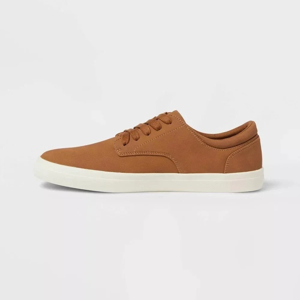 Men's Harj Sneakers by Goodfellow & Co Brown Size 12 New With Tags